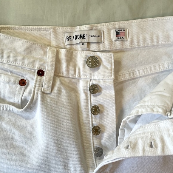 Re/done originals high rise ankle crop jeans - Picture 6 of 9